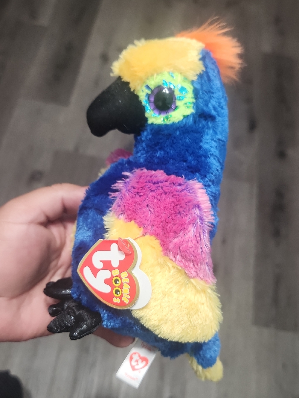Ty Beanie Boo Multicolor Parrot